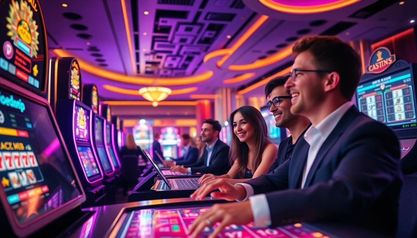 Experience the excitement of online gaming at 123b.faith with vibrant casino visuals.
