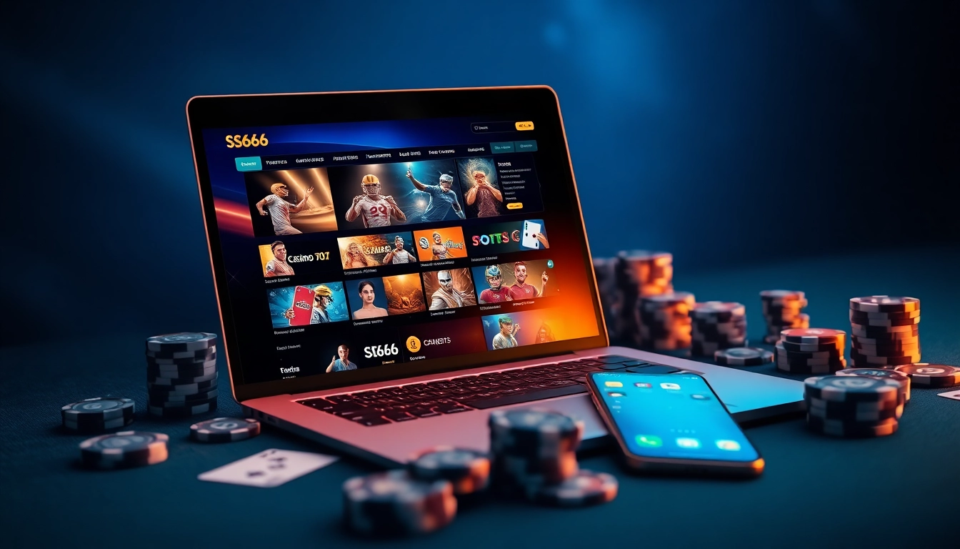 S666.nyc online gaming platform showcasing a modern casino interface with vibrant colors.